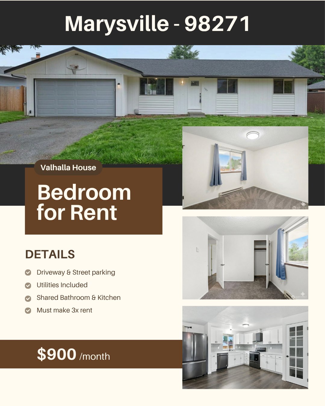 Marysville House: 12507 42nd Ave NE