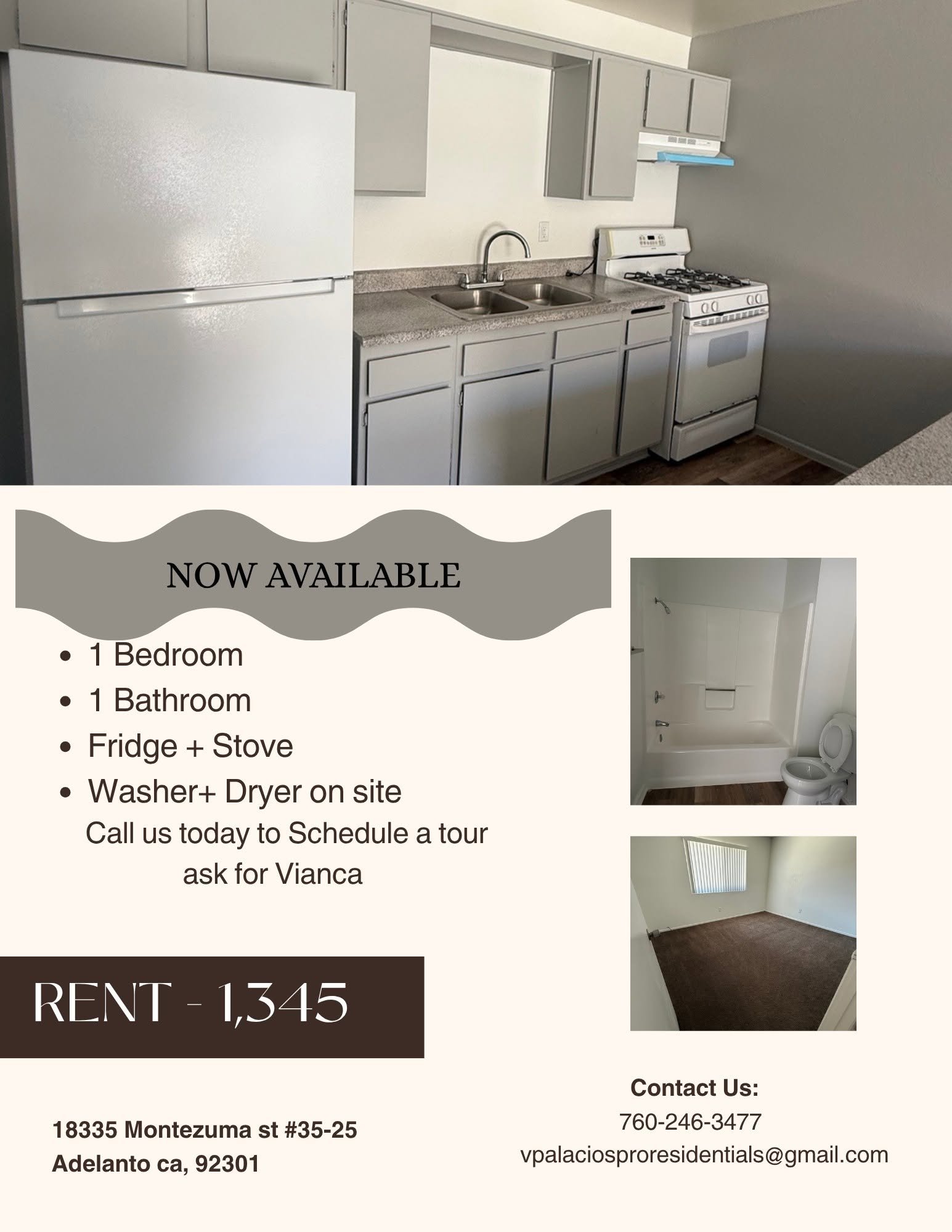 Adelanto Apartment: 18335 montezuma st