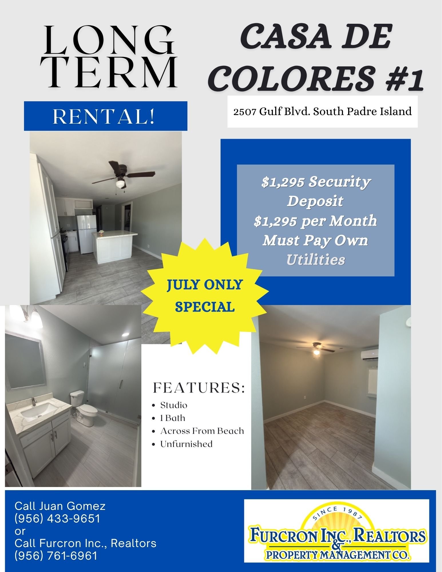 South Padre Island Condo: 2507 Gulf Blvd