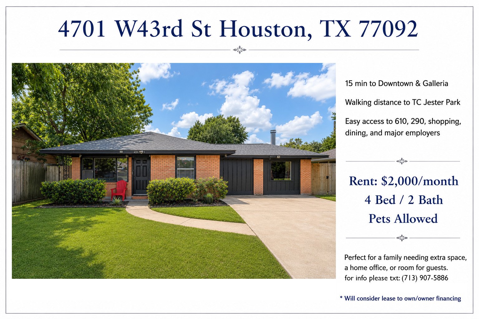 Houston House: 4701 W 43rd St