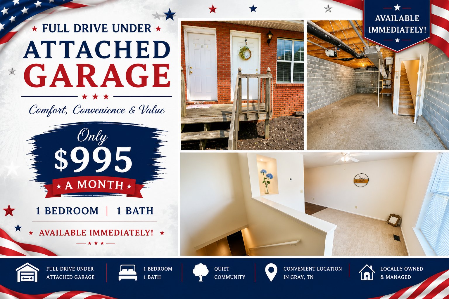 Johnson City Townhome: 801 Old Gray Station Rd