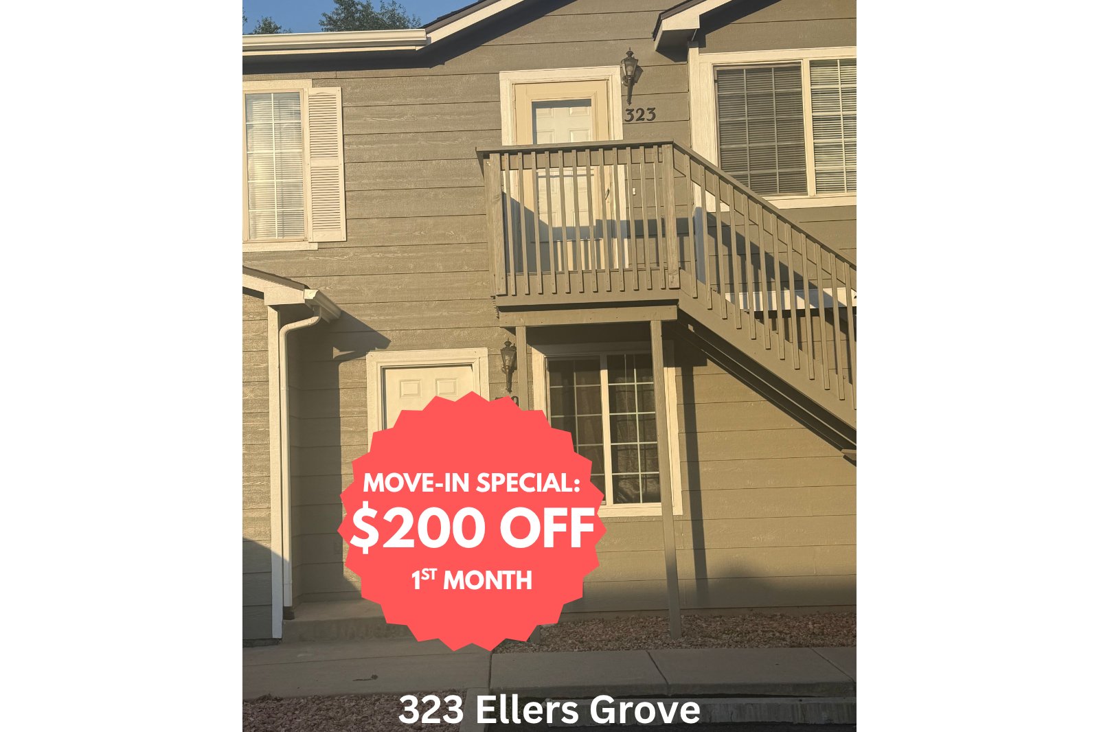 Colorado Springs Condo: 323 Ellers Grove