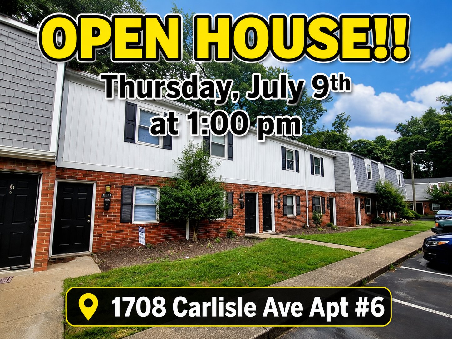 Henrico Townhome: 1708 Carlisle Ave