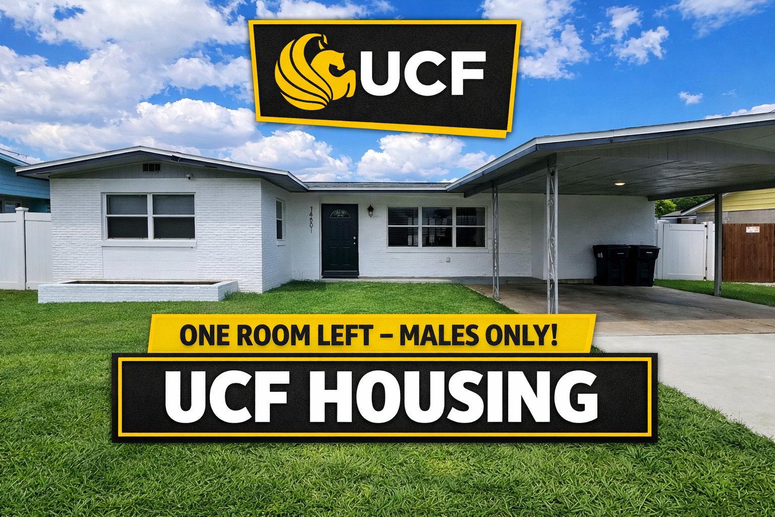 Orlando Single Room: 14501 Daring Avenue