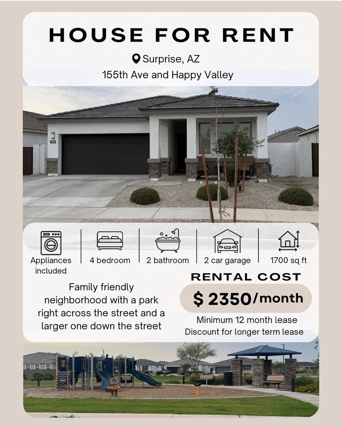 Surprise House: 15433 W Smoketree Dr