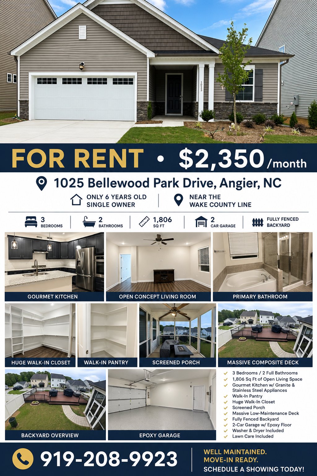 Angier House: 1025 bellewood park drive