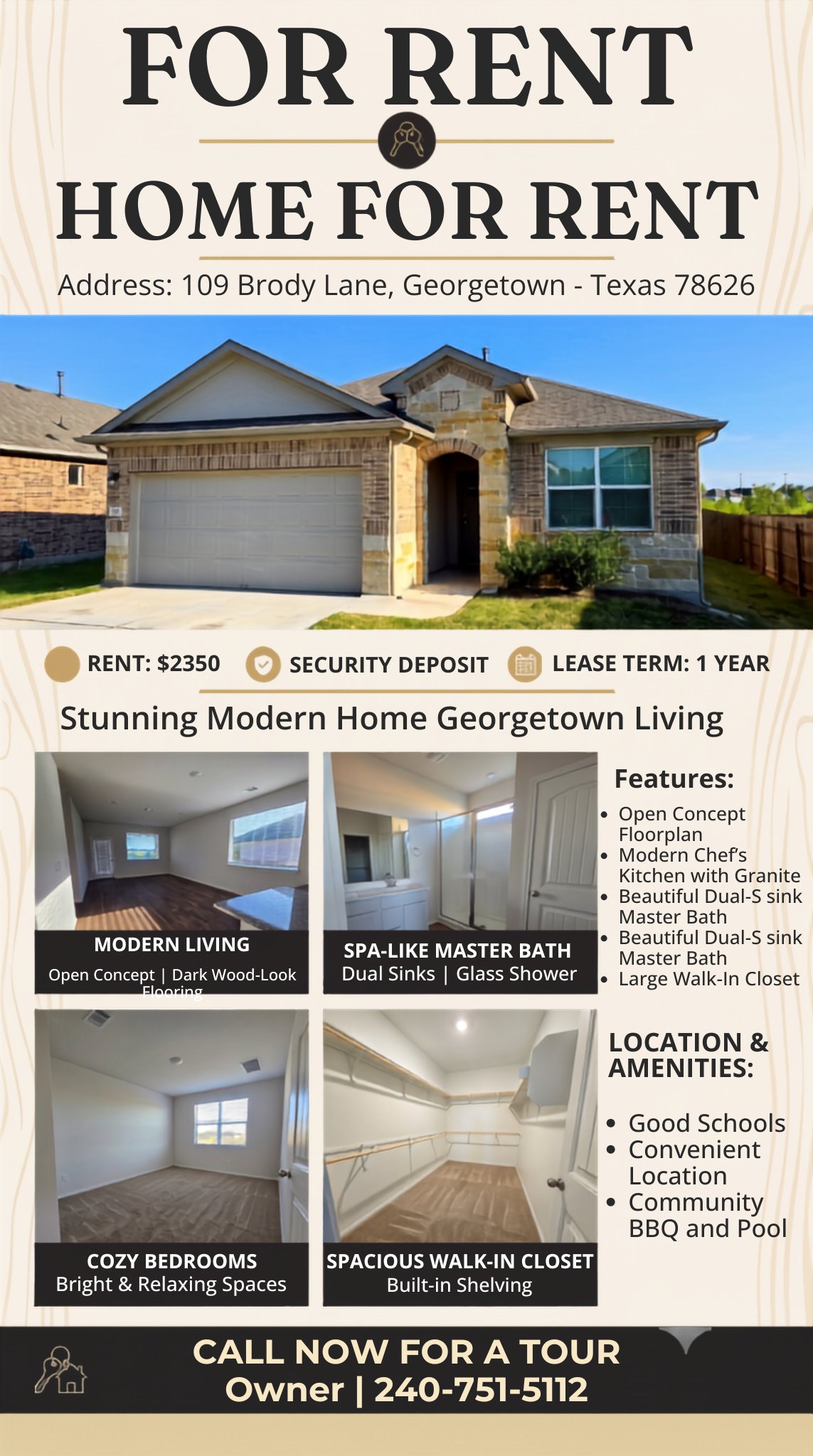Georgetown House: 109 brody lane