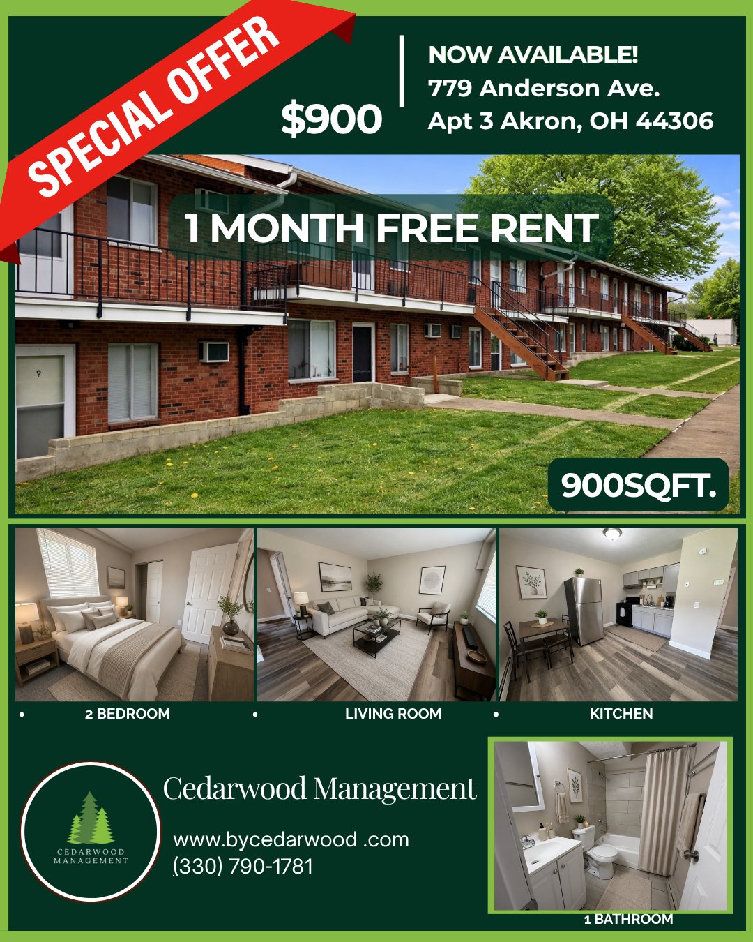 Akron Apartment: 779 Anderson Ave