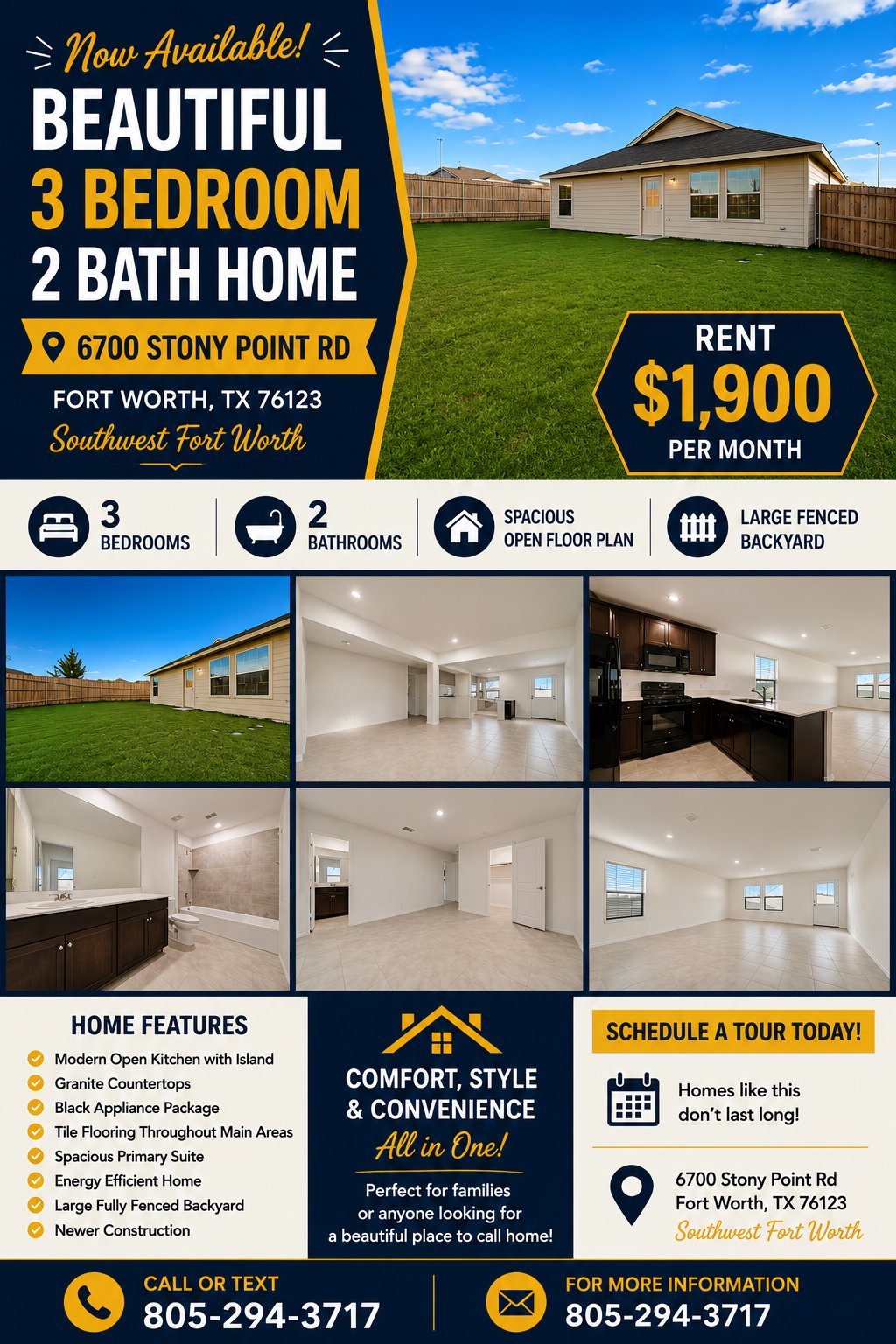 Fort Worth House: 6700 Stoney Point Rd