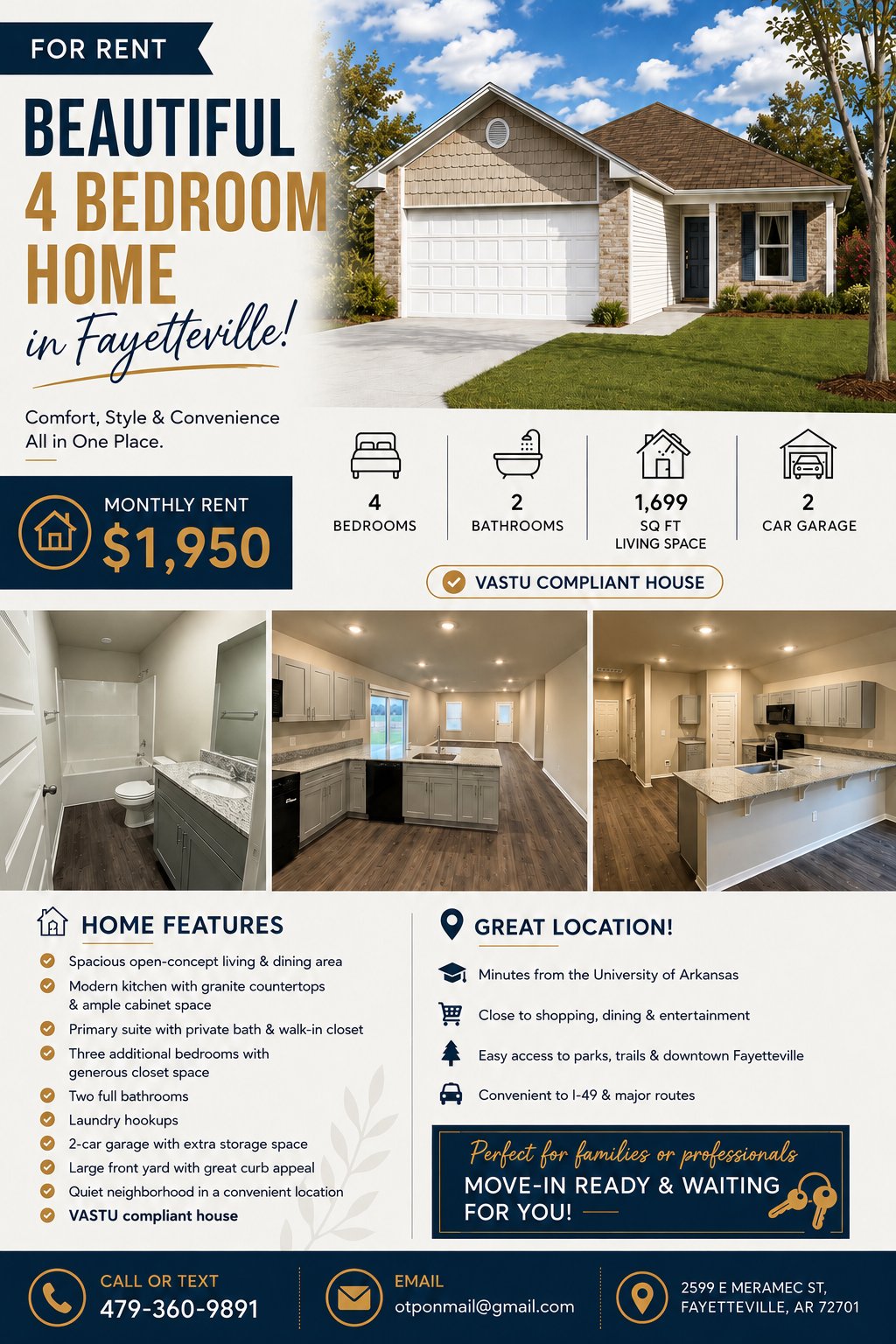 Fayetteville House: 2599 E Meramec St