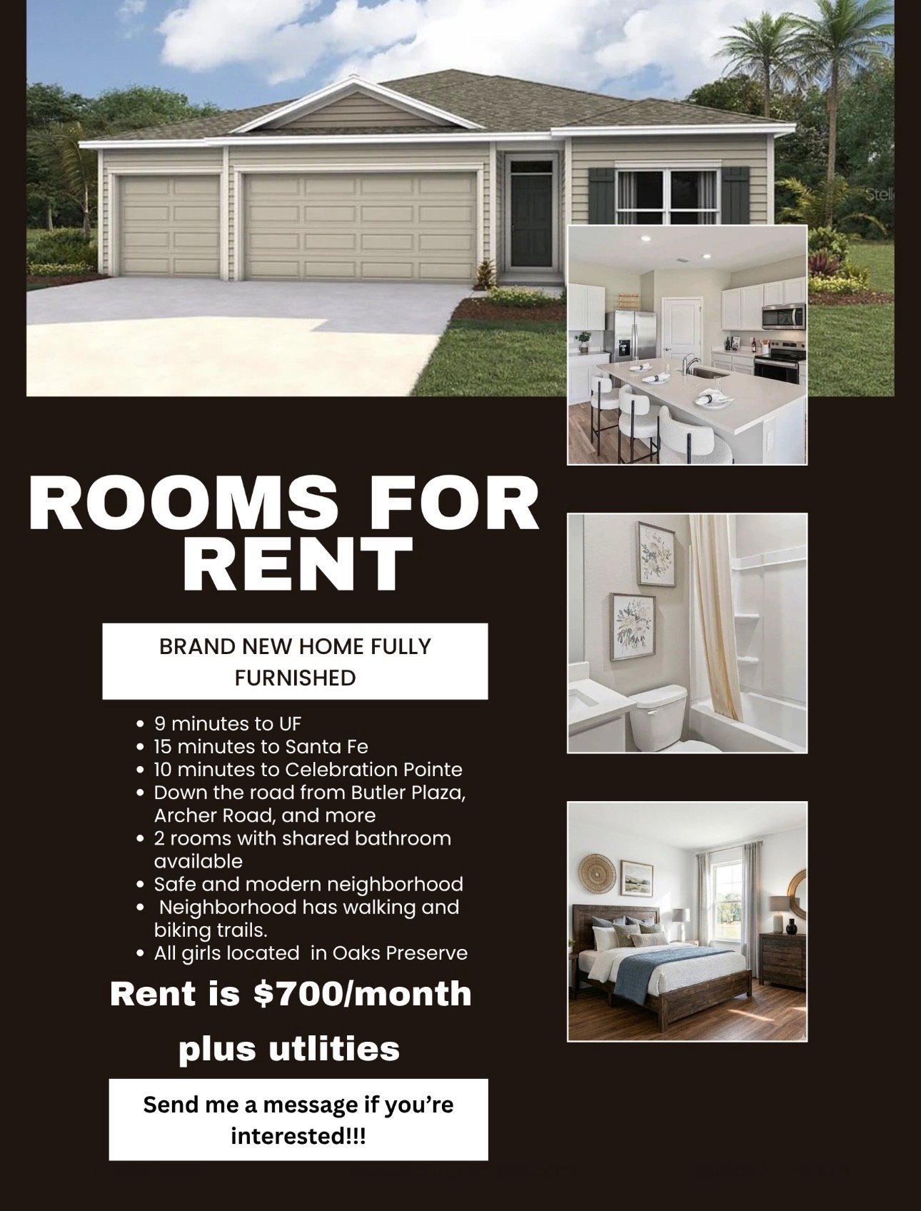 Gainesville Single Room: 5391 SW 52nd Court