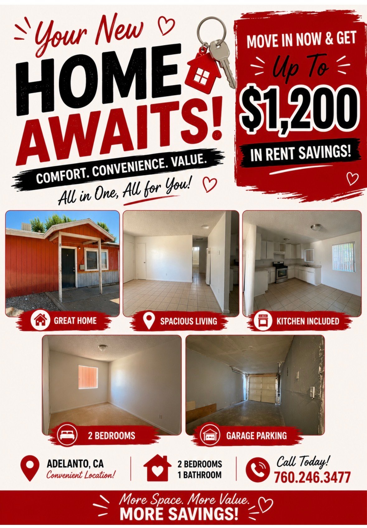 Adelanto Apartment: 12050 sand
