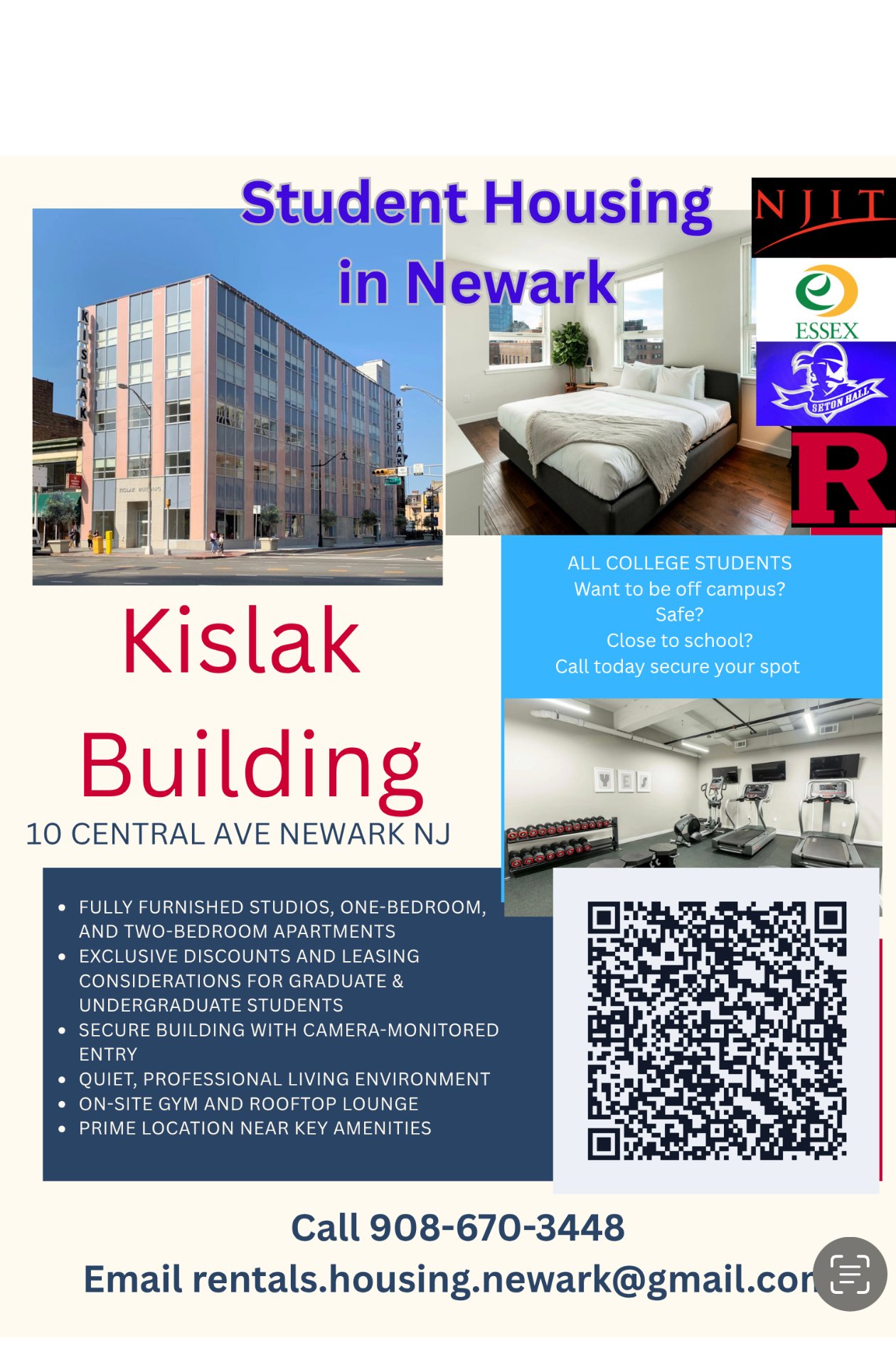 Newark Apartment: 579 Broad Street Newark NJ