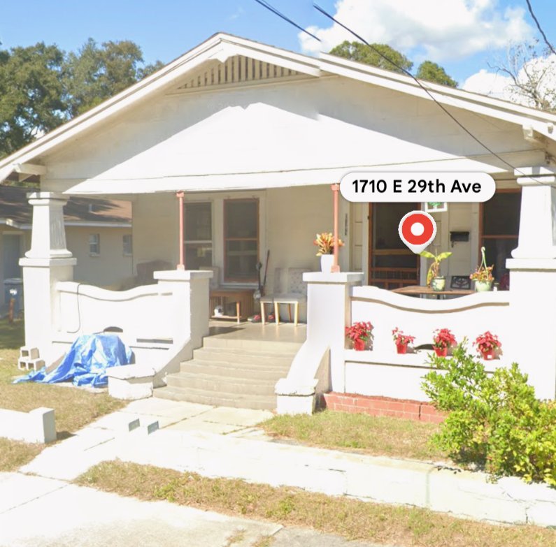 TAMPA Single Room: 1710 E 29th Ave
