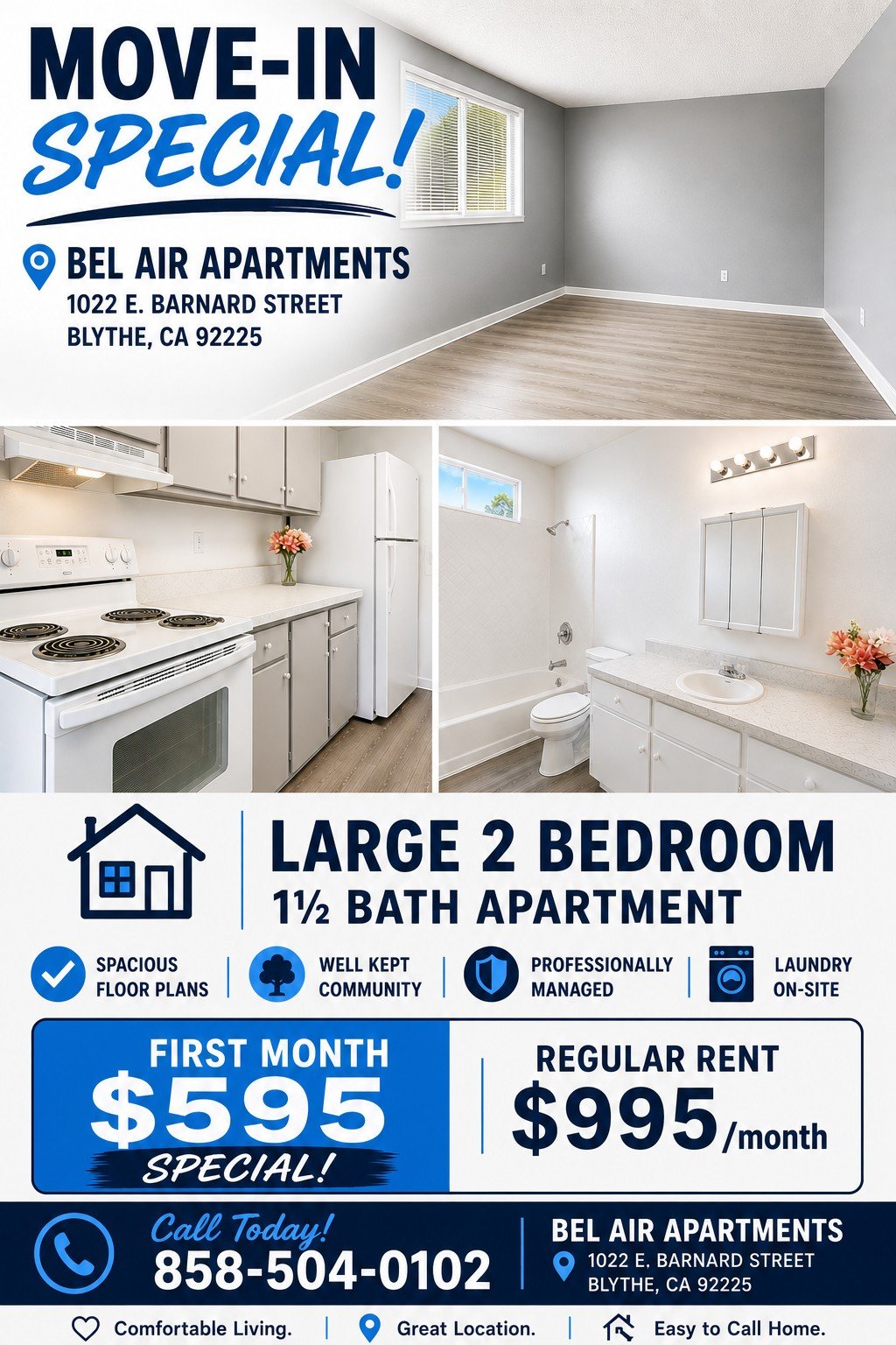 Blythe Apartment: 1022 E. Barnard St