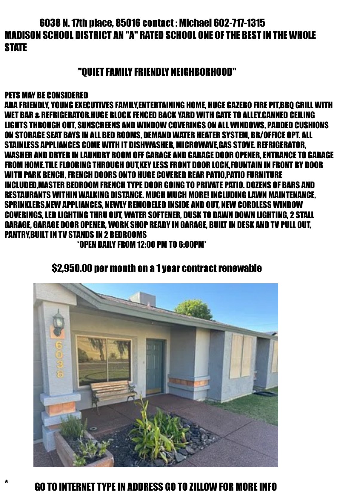 Phoenix House: 6038 N 17th Pl