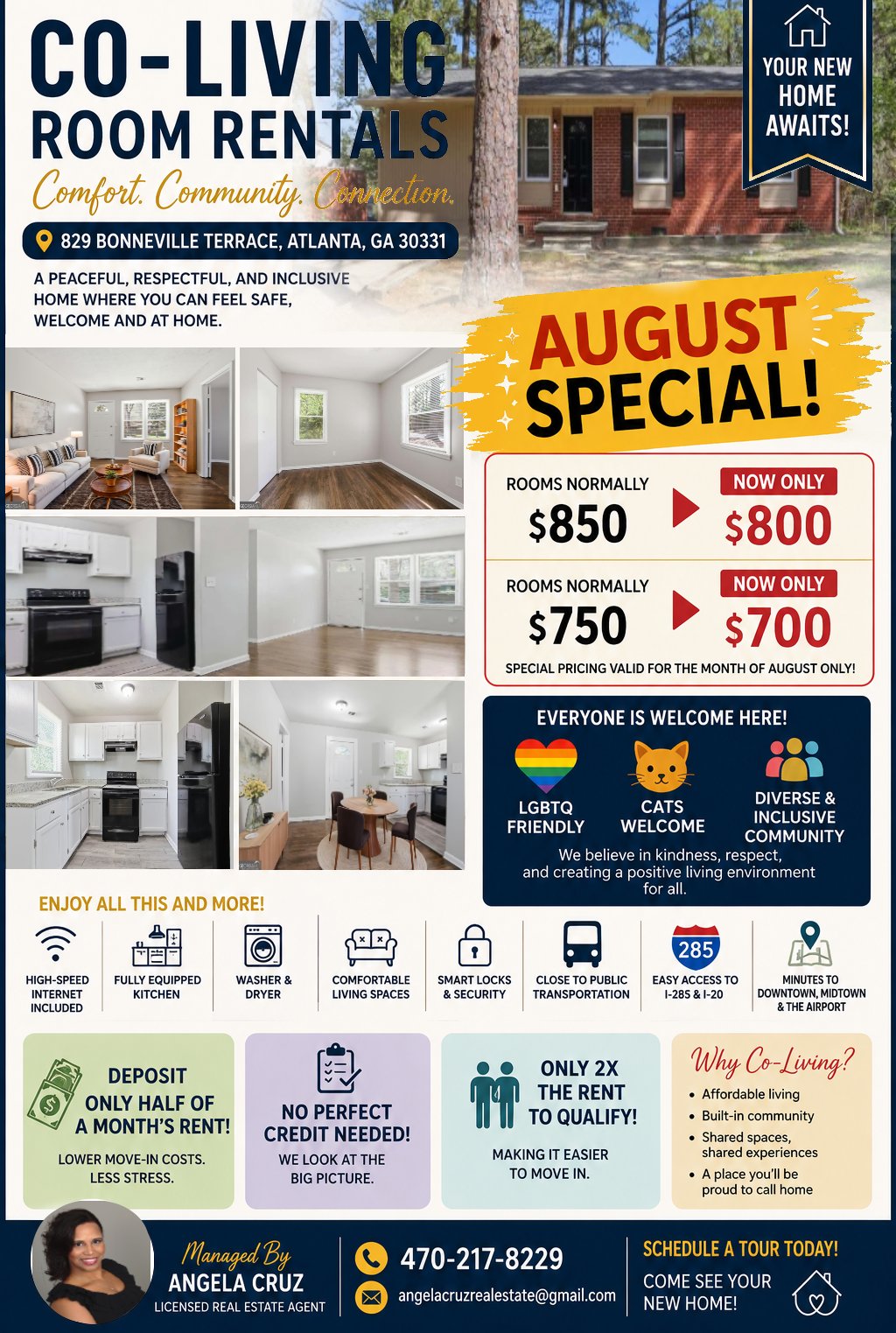 Atlanta House: 829 Bonneville Ter NW