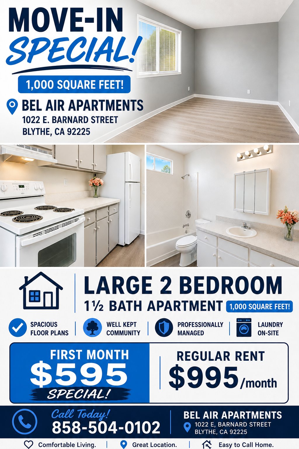 Blythe Apartment: 1022 E. Barnard St