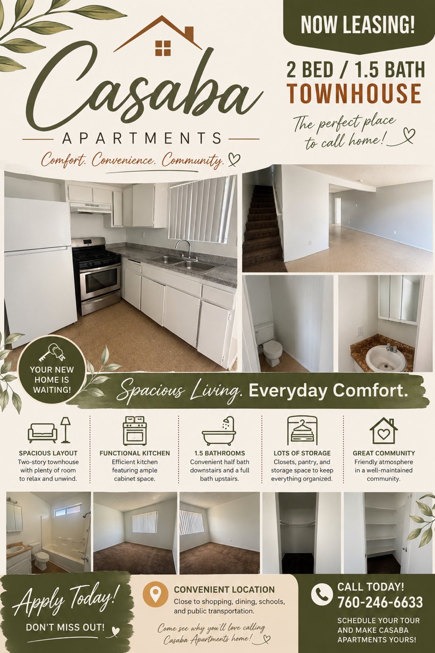 adelanto Townhome: 18182 Casaba Rd
