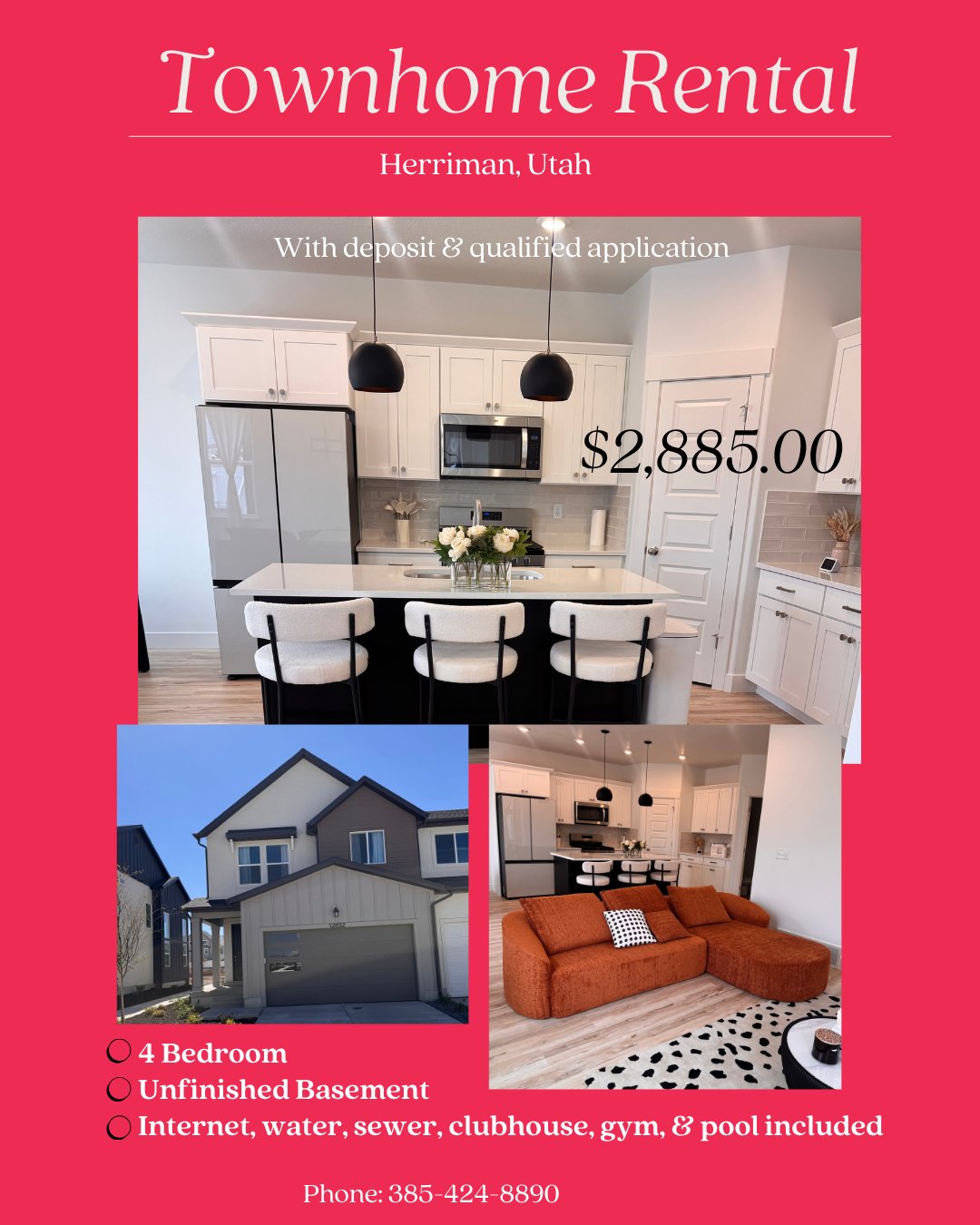 HERRIMAN Townhome: 14146 South Blackbrush Circle