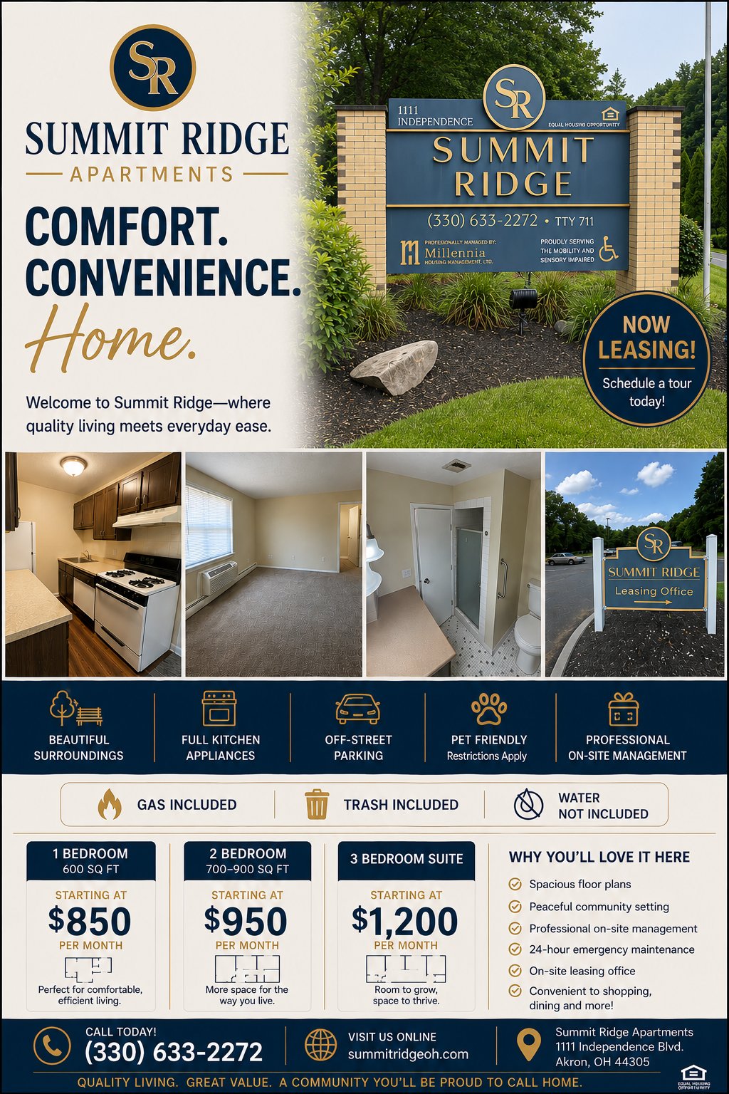 Akron Apartment: 1111 Independence Ave