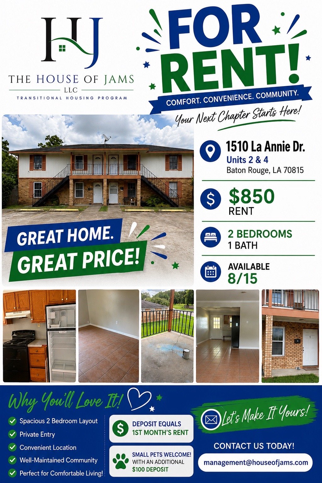 Baton Rouge Multiplex: 1510 La Annie Dr