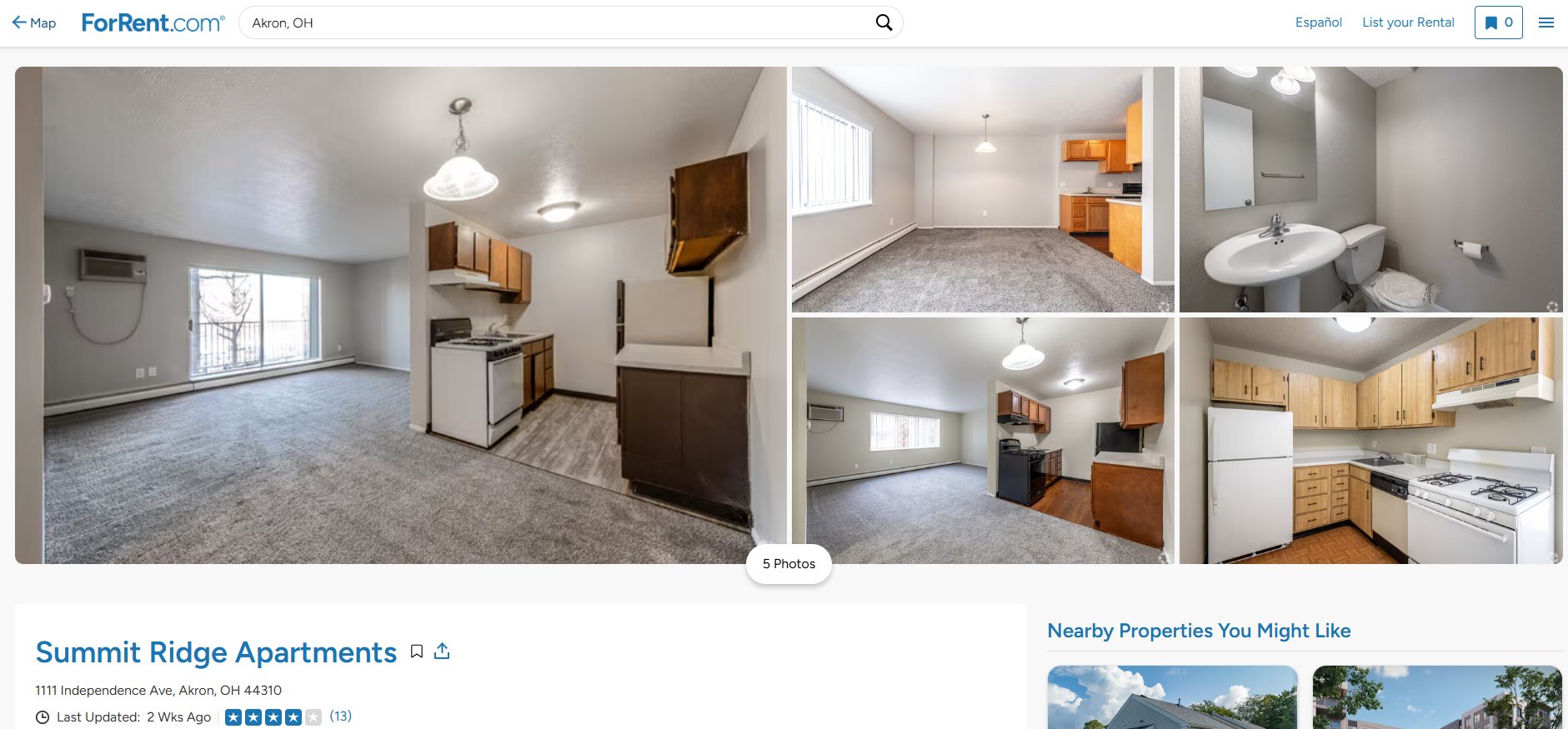 Akron Apartment: 1111 Independence Ave