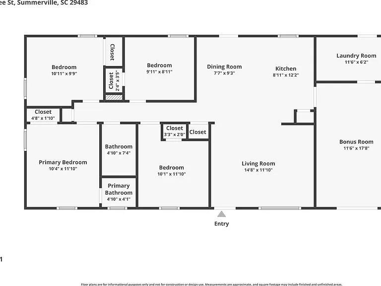 Summerville House: 108 Bee St
