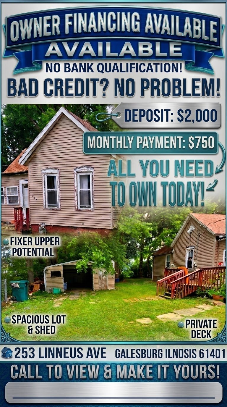 Galesburg House: 253 linneus ave