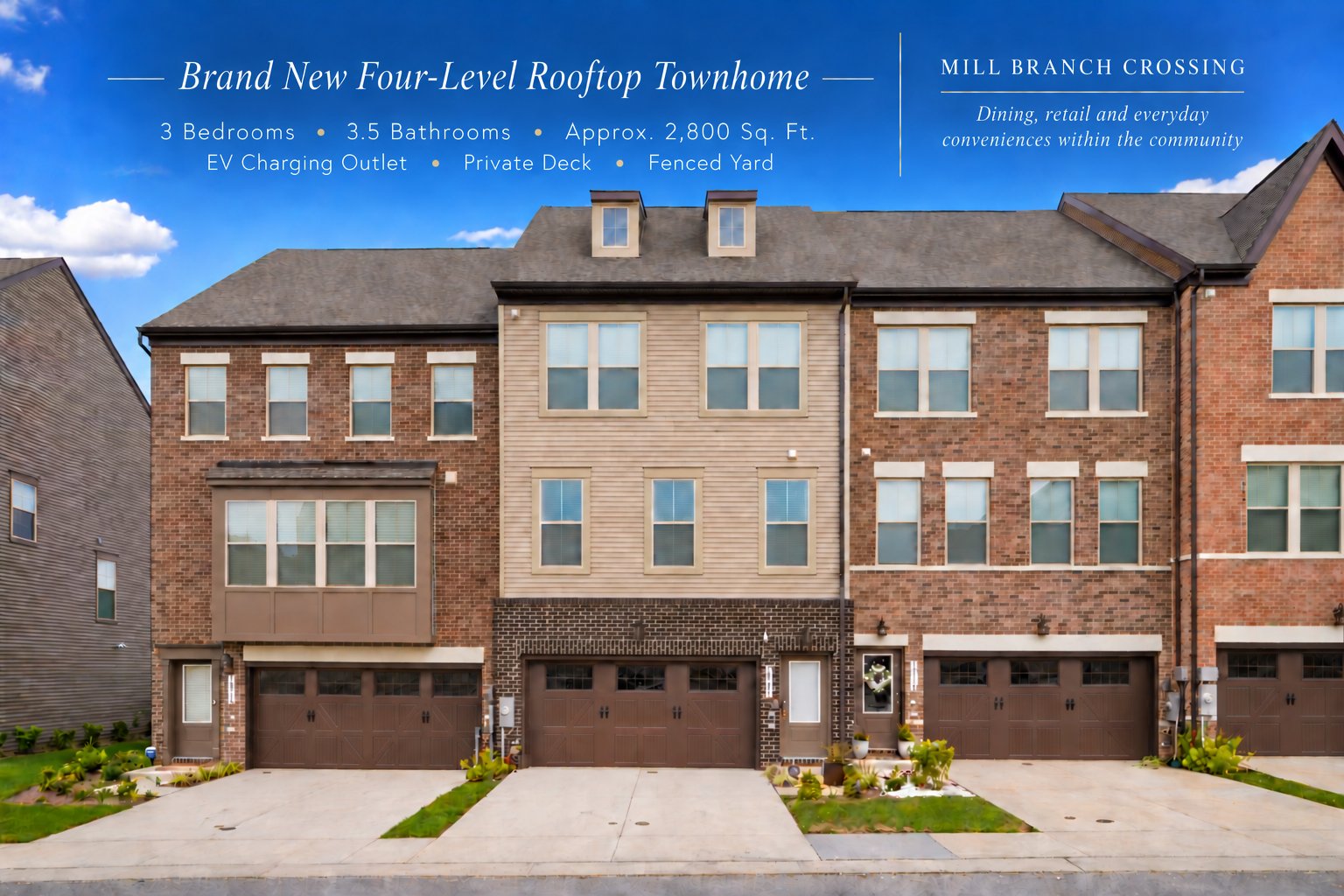 Bowie Townhome: 3421 Saint Robin Lane
