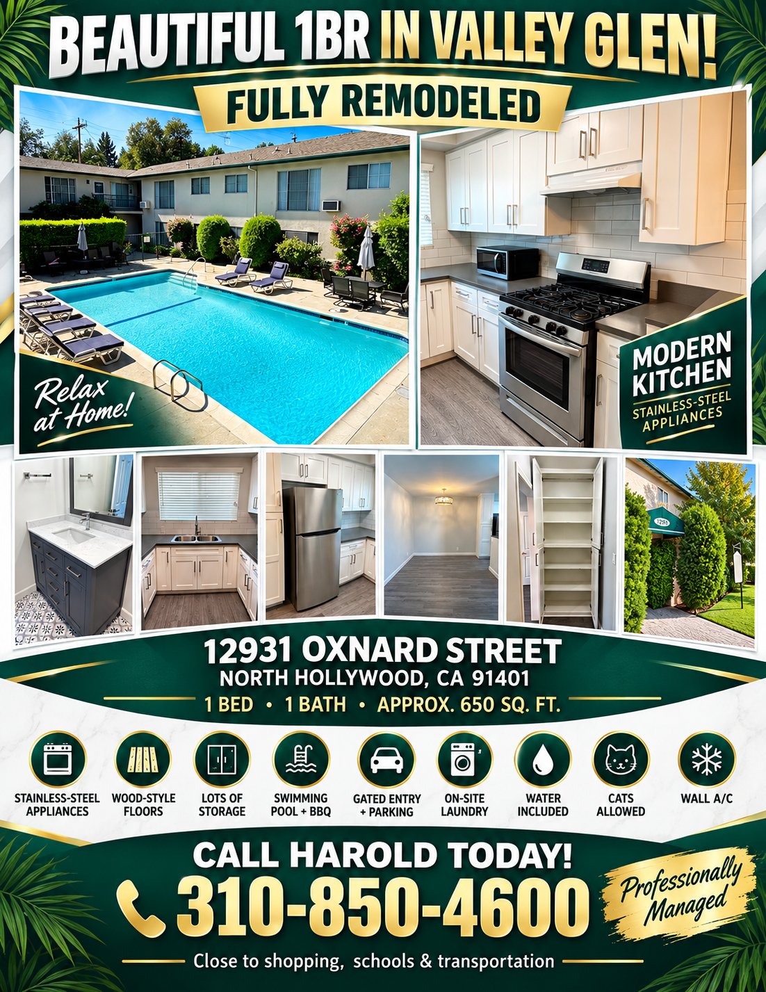 North Hollywood Apartment: 12931 Oxnard St