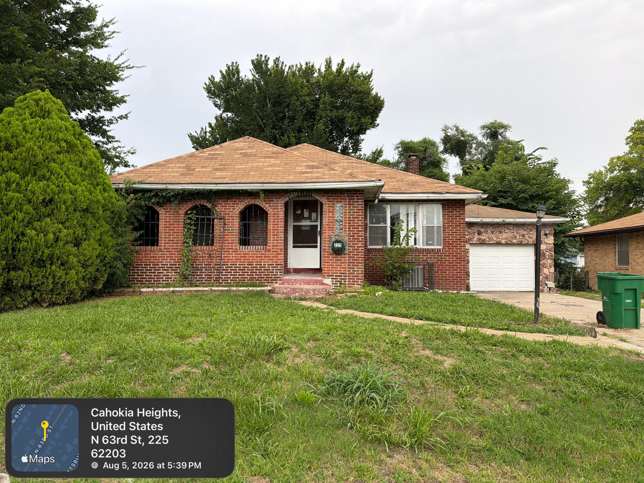 East St Louis House: 225 N 63rd St.