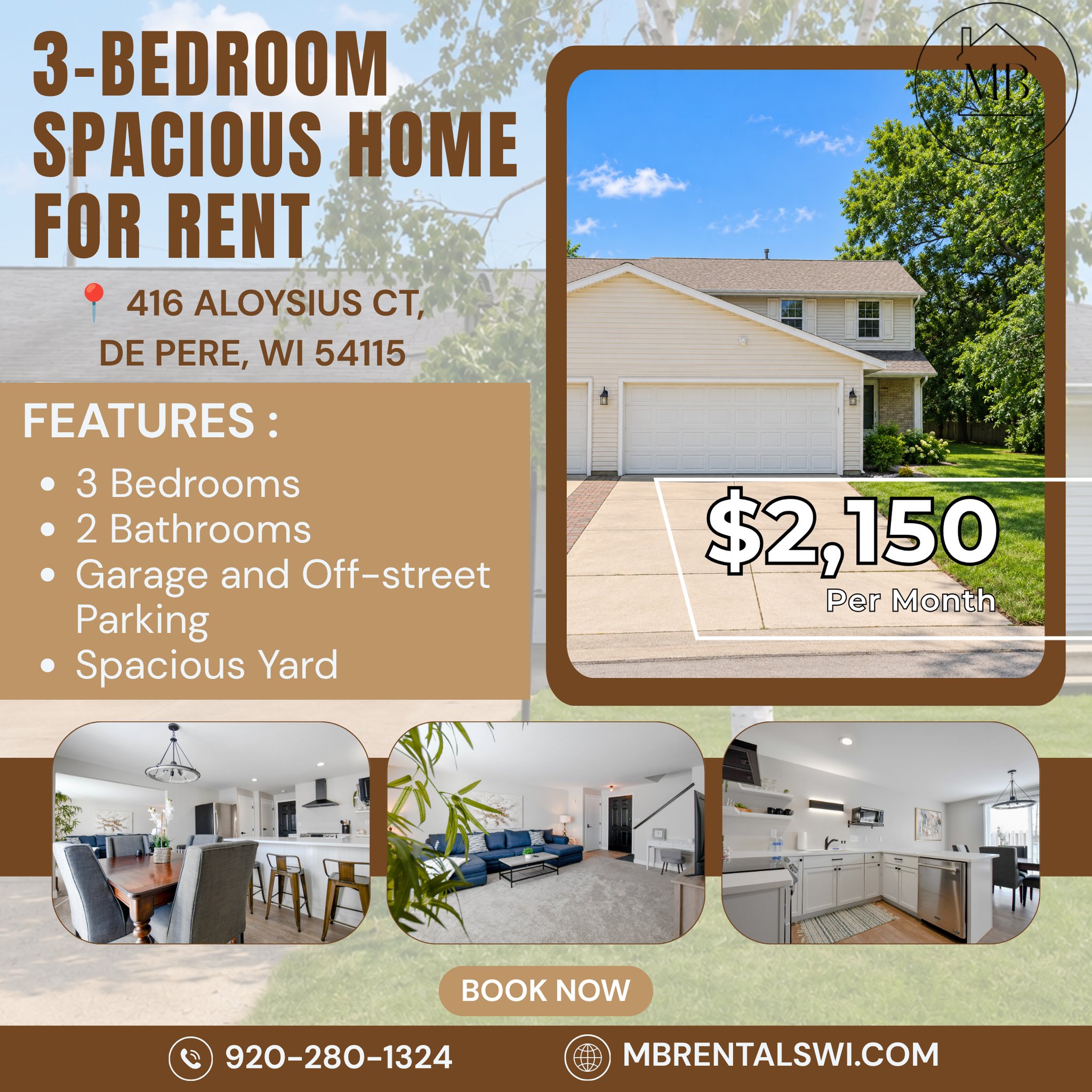 De Pere Townhome: 416 Aloysius Ct
