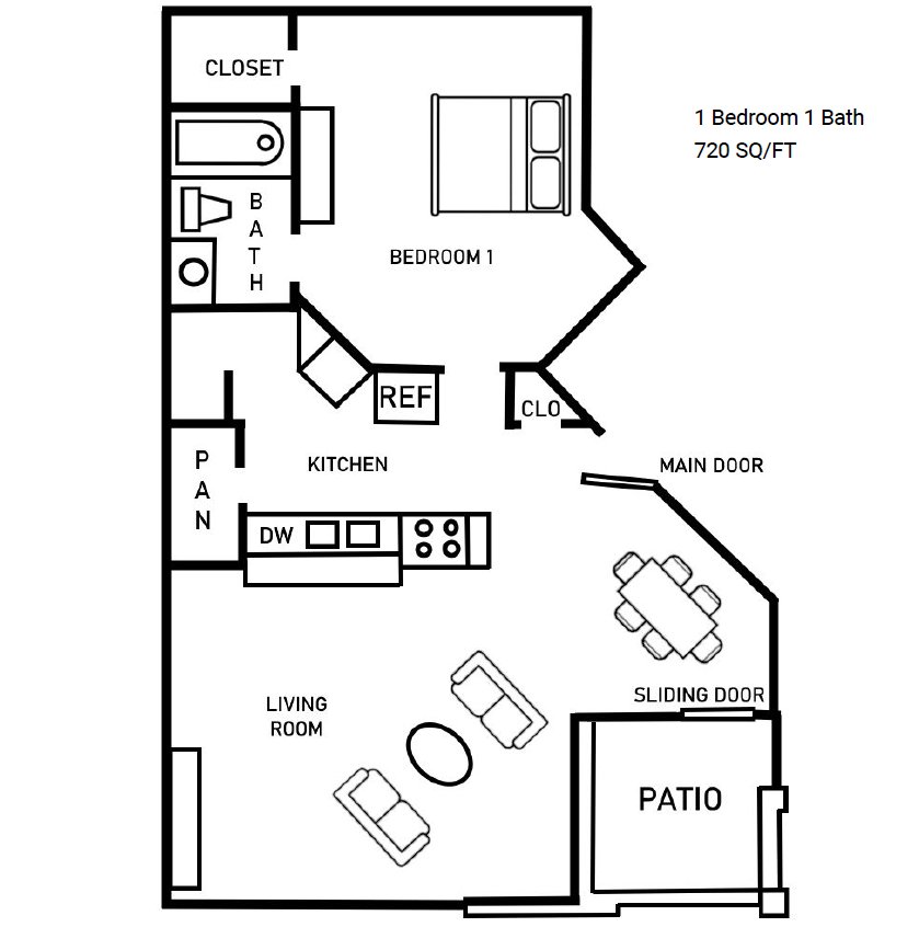 Garland Apartment: 3536 W. Buckingham Road