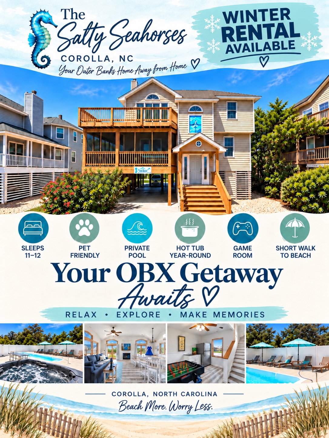 Corolla House: 750 Seahorse Ct