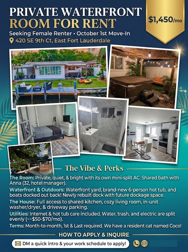 Fort Lauderdale Single Room: 420 SE 9th Ct