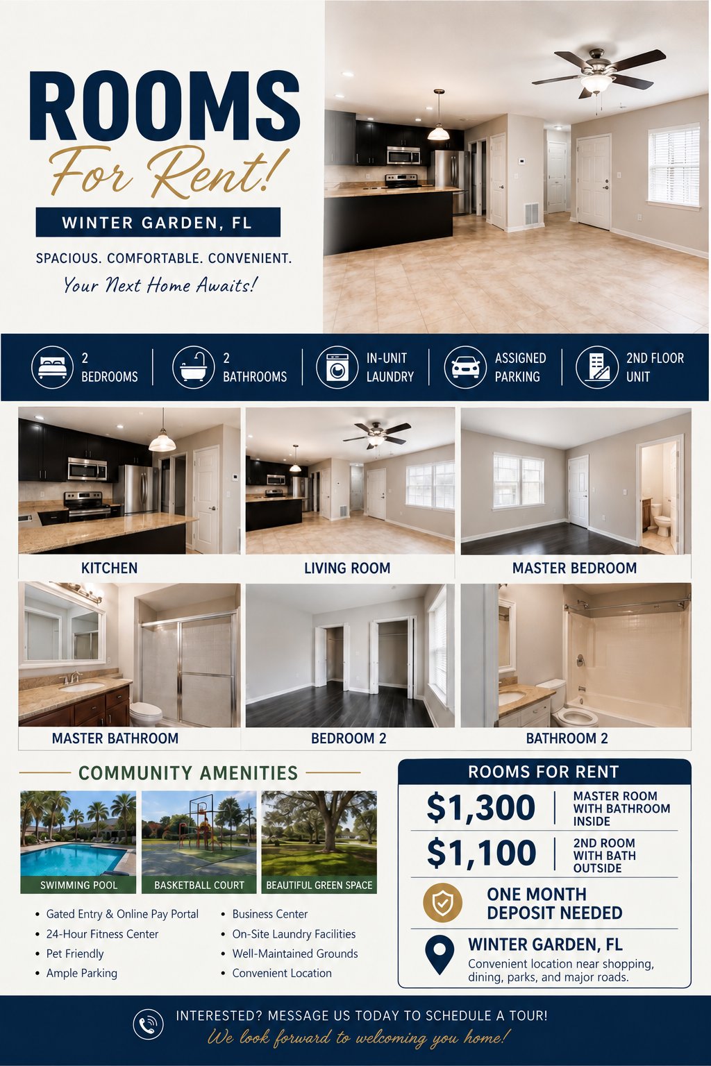 Winter Garden Single Room: 46 Windtree Ln