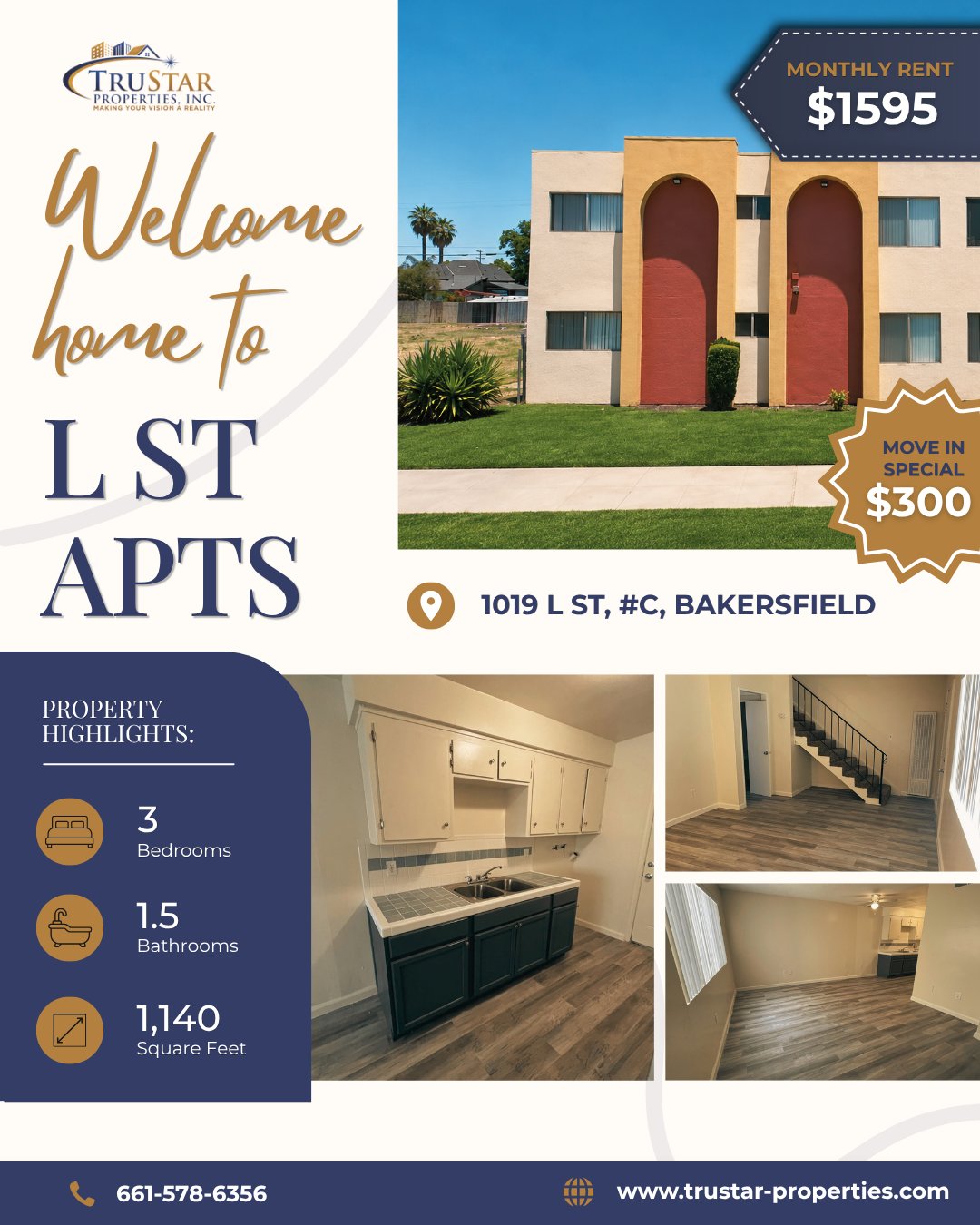 Bakersfield Apartment: 1019 L St