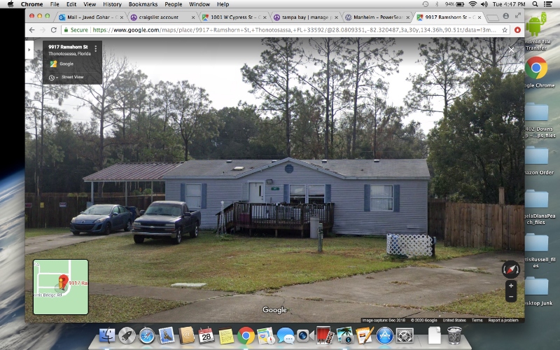 Thonotosassa House: 9917 Ramshorn St
