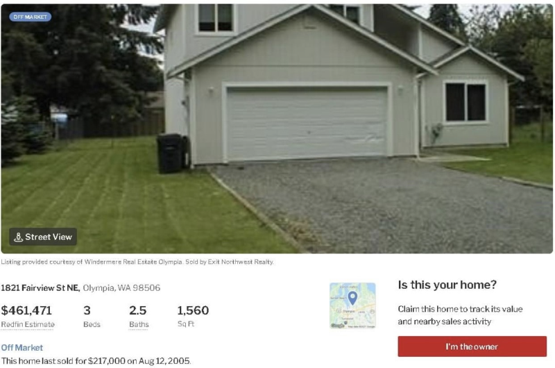 Olympia House: 1821 Fairview ST NE