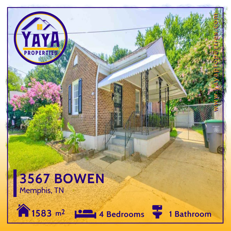 Memphis House: 3567 Bowen Ave